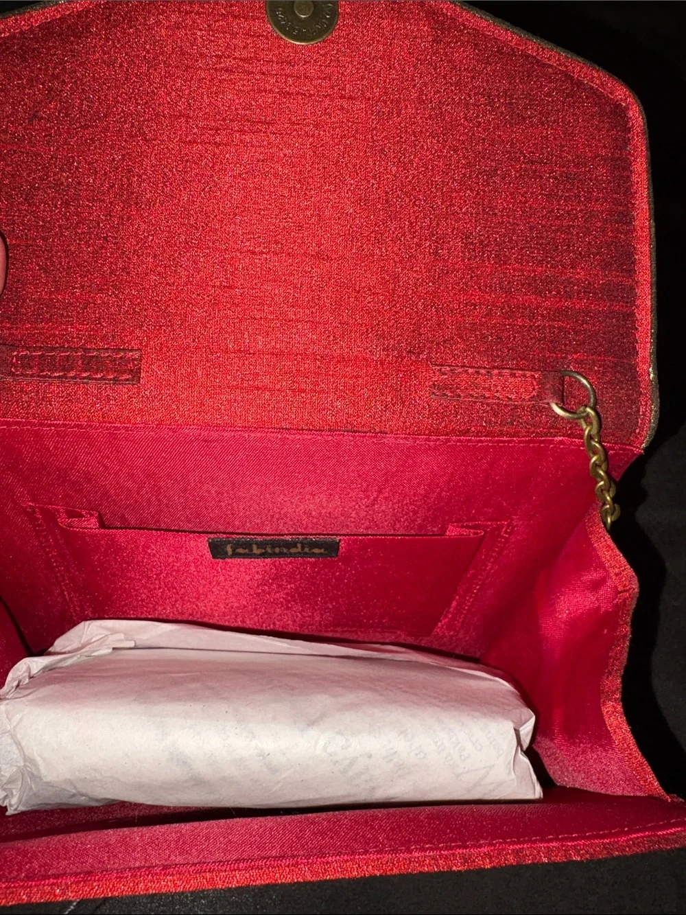 fabindia fabric clutch